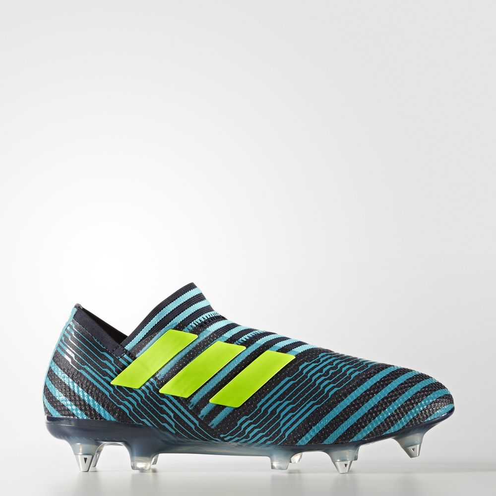 Adidas Nemeziz 17+ 360 Agility Soft Ground - ποδοσφαιρικα παπουτσια ανδρικα - Κίτρινα/Μπλε,Μέγεθος: